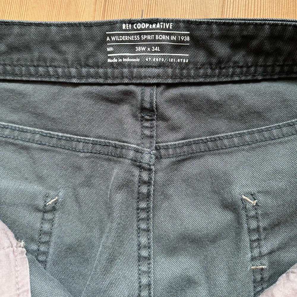 REI Double Knee Pants Men’s 38x34 Outdoor Workwear - Picture 6 of 16